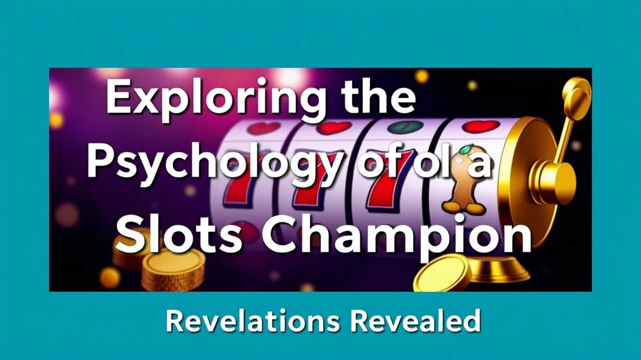 Exploring the Psychology of a Slots Champion: Revelations Revealed